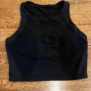 Lululemon Black Athletic Crop Top